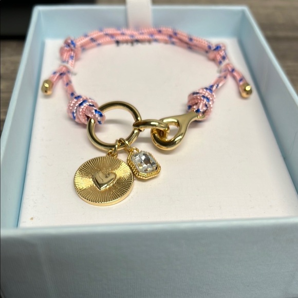 Piper K | Pink Cord Charm Bracelet - Picture 5 of 7